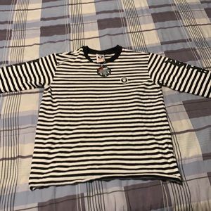 Stripe AAPE by A Bathing APE Shirt Long Sleeve